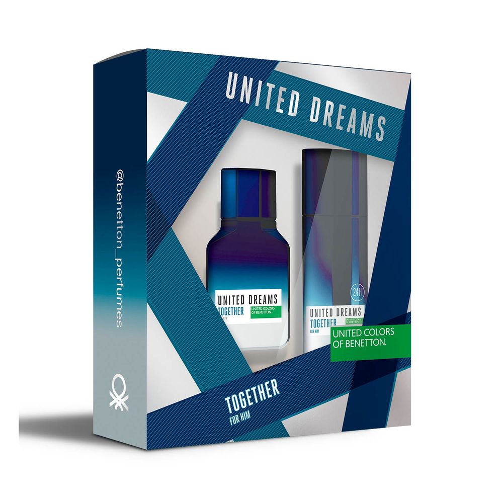 United Dreams Together For Him EDT 100 ml + Deo