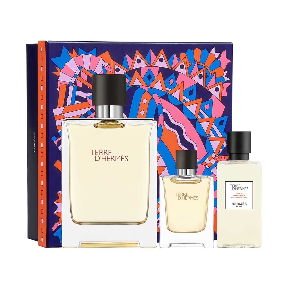 Terre D Hermes EDT 100 ml + EDT 12.5 ml y After Shave 40 ml